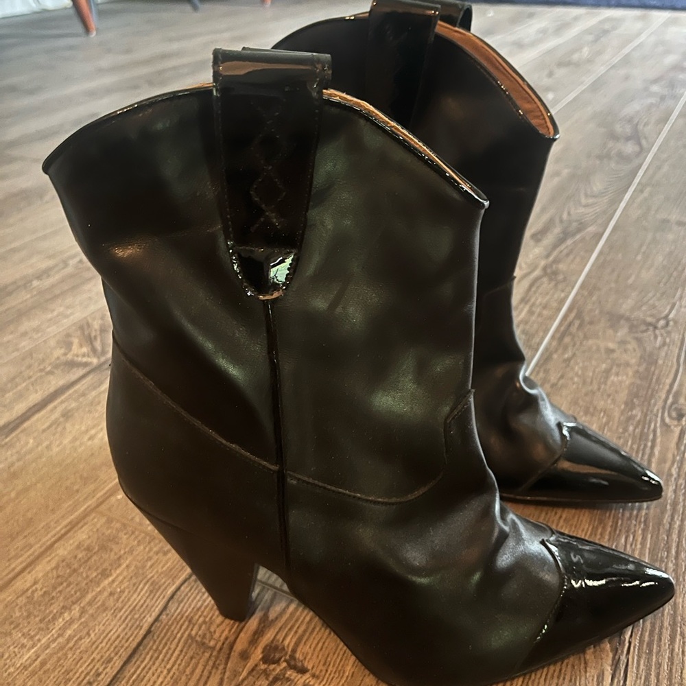 TORAL black western boots - 8